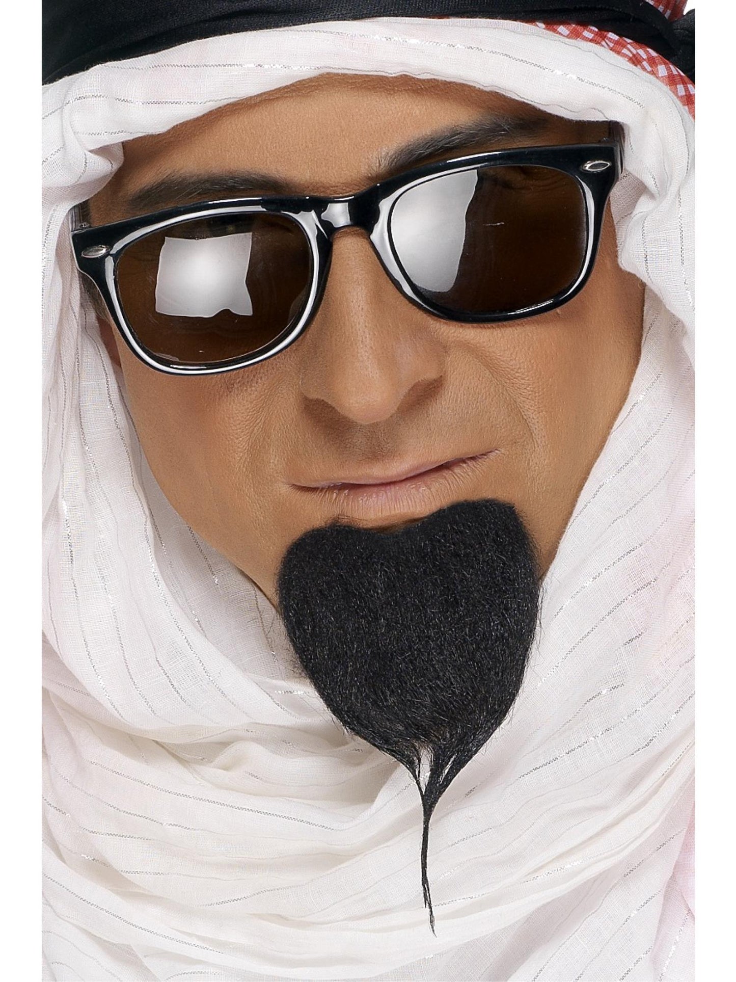 Smiffys HALLACESSO Fake Sheikh Beard, Black CD für Herren