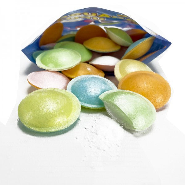 Pop Rocks Cool Brause Ufos saure Brauseoblaten 39g Beutel – Produktansicht und Details – Detailansicht