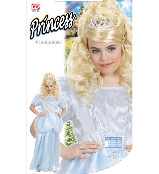 Blaues Prinzessinnen-Kleid für Fasnacht und Karneval