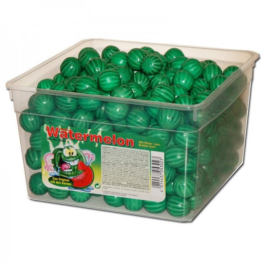 tri d'Aix Fizzy Fruits Wassermelone Bubble Gum Kaugummi 300 Stück – Produktansicht