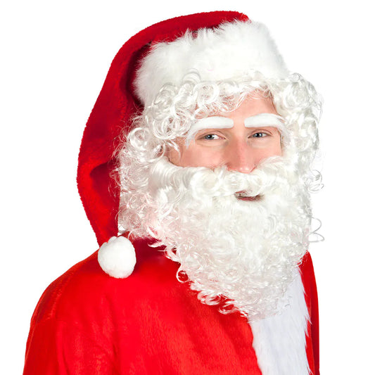 Boland Set Weihnachtsmann Perücke, Augenbrauen und Bart - Fasnacht24.ch – Produktansicht