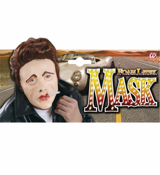 James Maske aus Latexschaum mit integrierter Perücke für Fasnacht