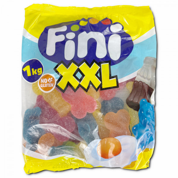 Fini Riesen Saure Bären Fruchtgummi 1 kg Beutel 8,5cm