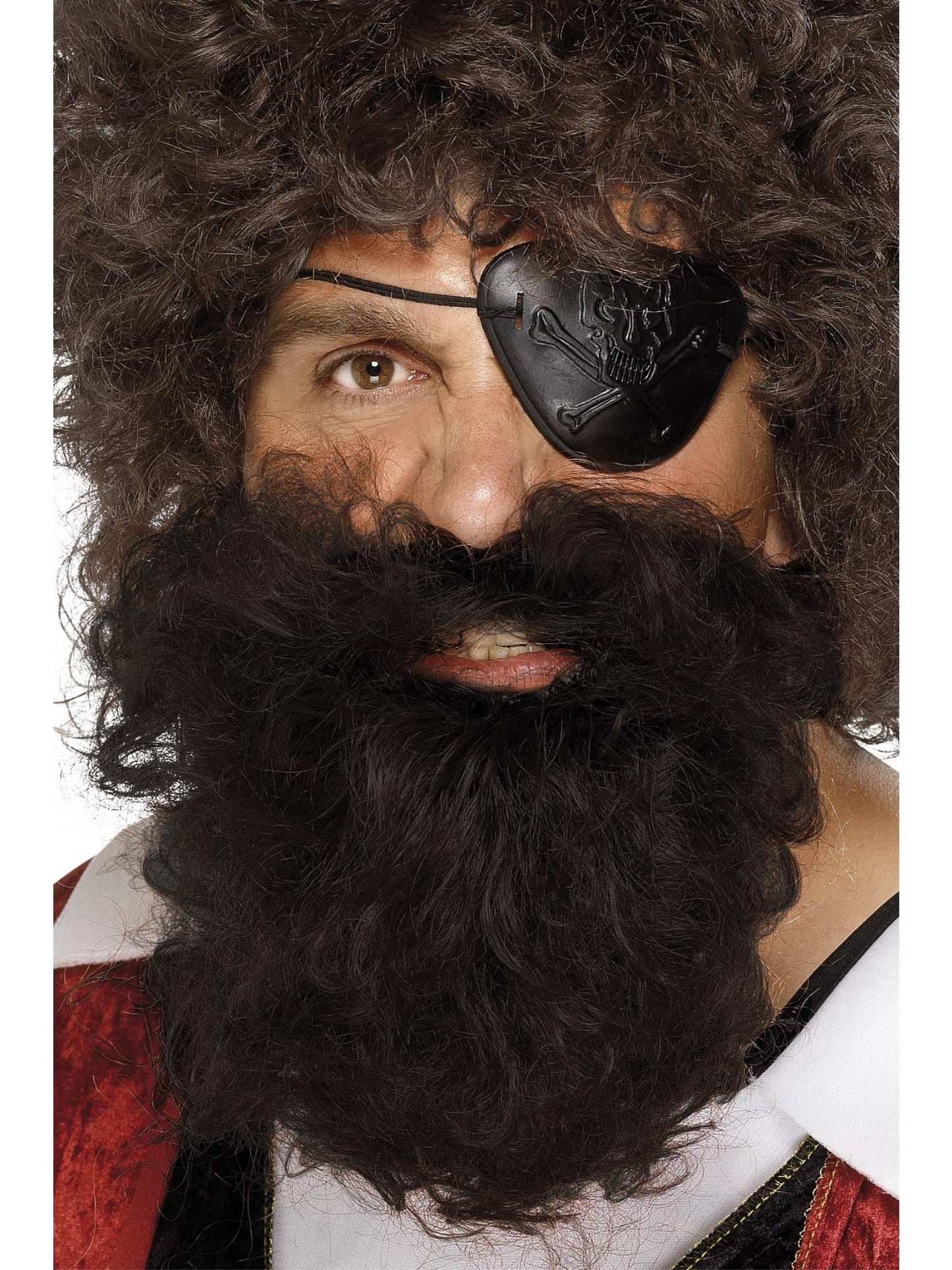 Smiffys Deluxe Pirate Beard, Brown CD für Herren