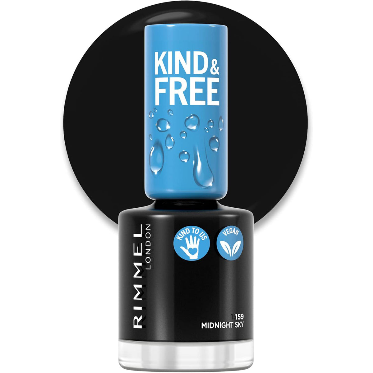 RIMMEL LONDON Rimmel London Kind Y Free Nagellack 159 Midnight Sky dunkelblauer Nagellack
