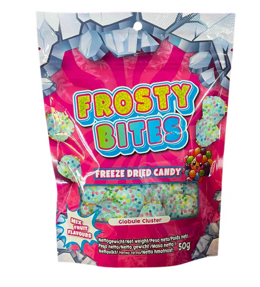 Frosty Bites Gefriergetrockneter Globule Cluster Knabberspass