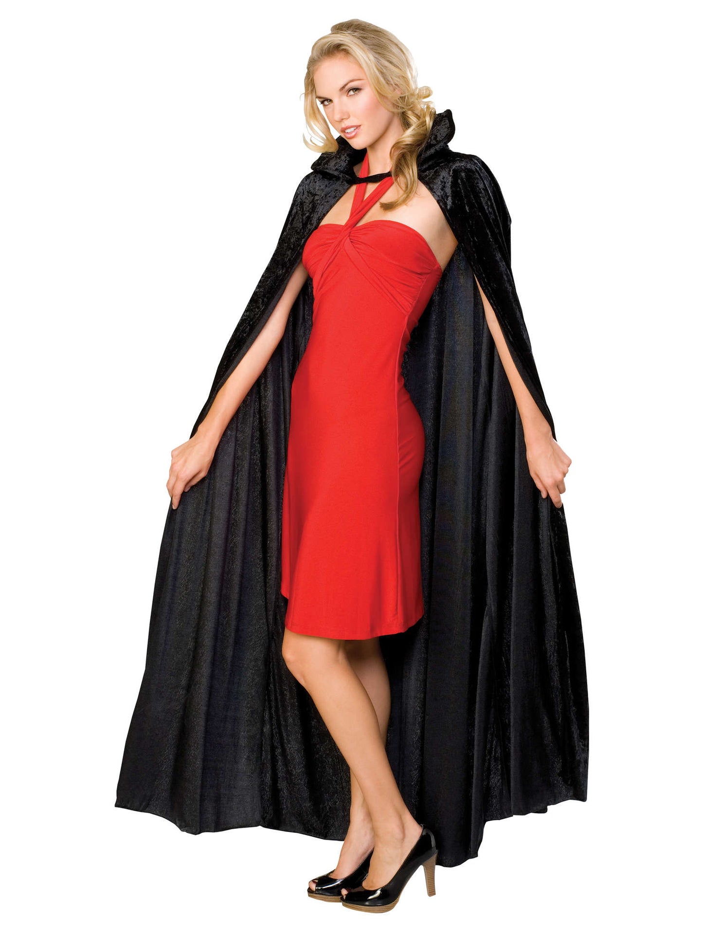 Rubies Long Crushed Velvet Cape Kostüm für Erwachsene für Herren