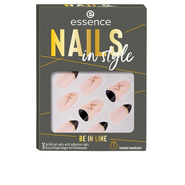 Essence Cosmetics Nails In Style Be In Line künstliche Nägel 12 Stück