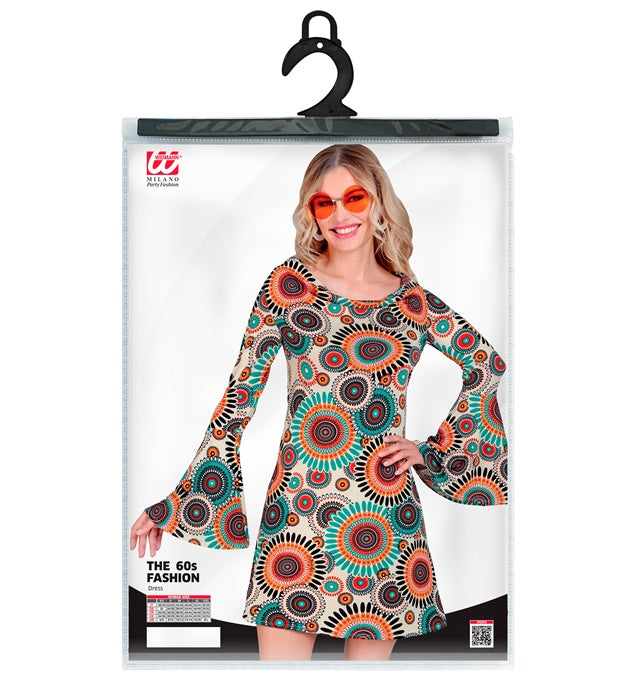 THE 60s FASHION Vintage Kleid im Retro-Design für Fasnacht und Mottoparty