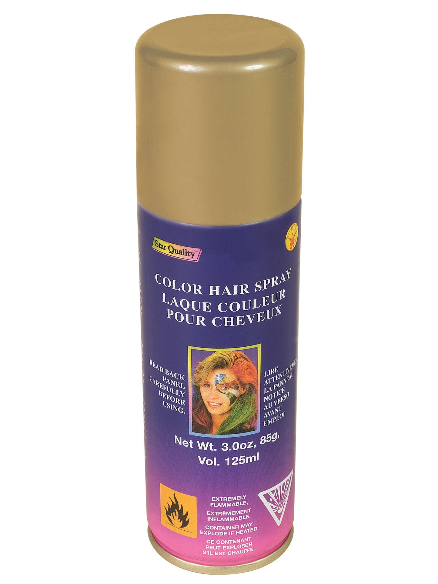 Rubies Gold Color Hairspray Kostümzubehör