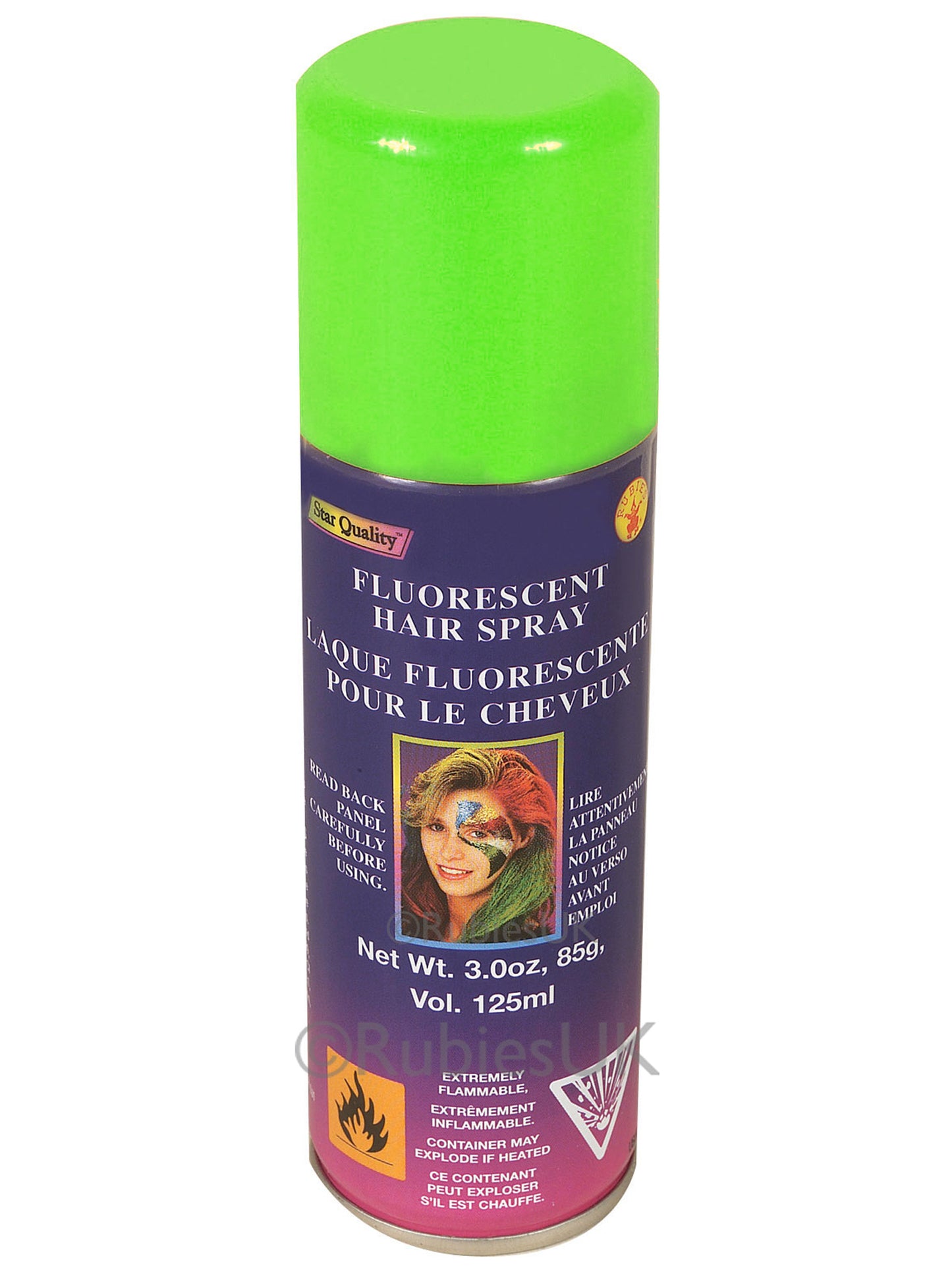 Rubies Green Flourescent Hairspray Kostümzubehör