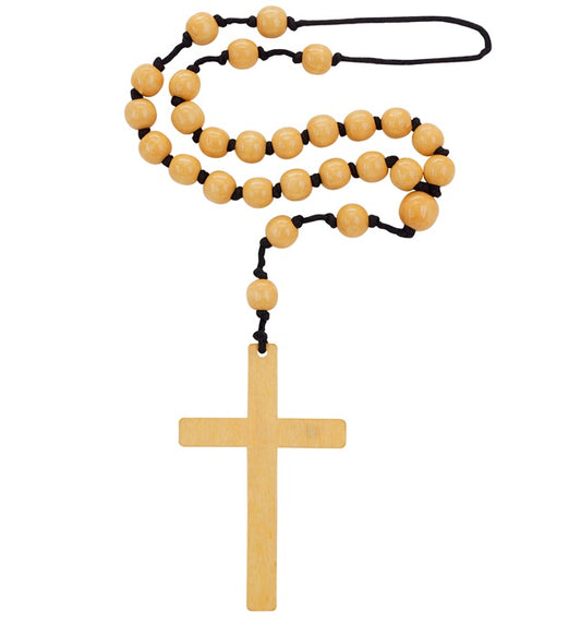 Eleganter Rosenkranz mit Perlen als Fasnacht-Accessoire