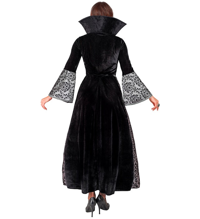 VAMPIRIN Kleid in elegantem Vampir-Design für Fasnacht und Halloween
