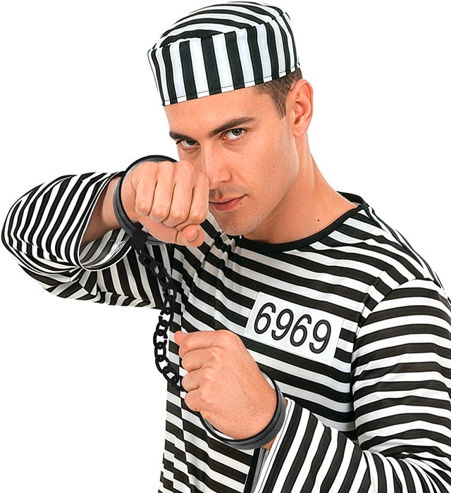 Plastik Handschellen als Kostümzubehör für Fasnacht und Karneval