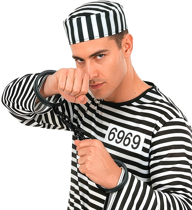 Flexible Handschellen aus Gummi als Kostümzubehör für Fasnacht und Karneval