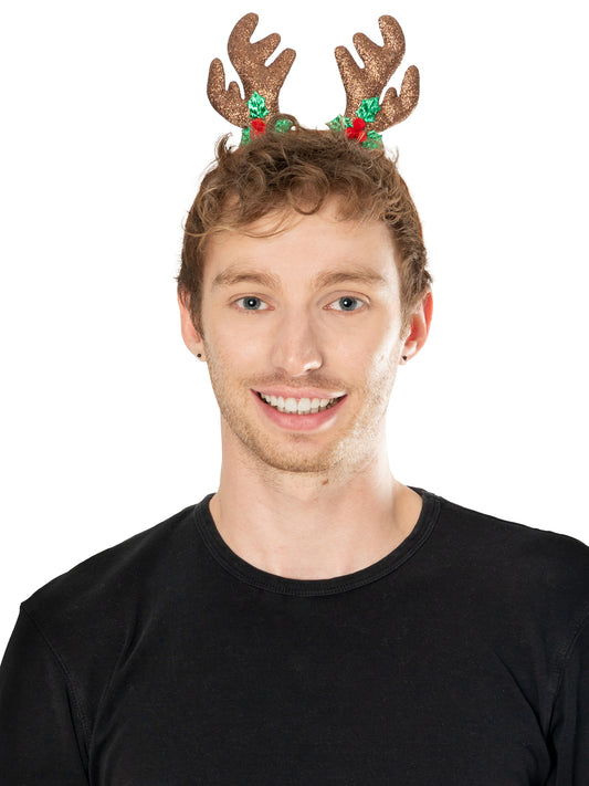 Rubies Reindeer Head Boppers Rentier-Haarreif – Produktansicht