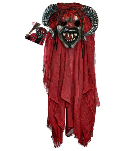 Krampus Maske mit Umhang für Fasnacht und Halloween