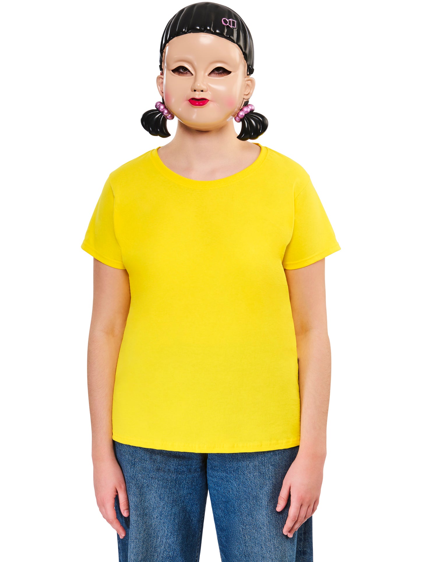 Rubies Squid Game Girl Doll Maske für Erwachsene – Verpackung