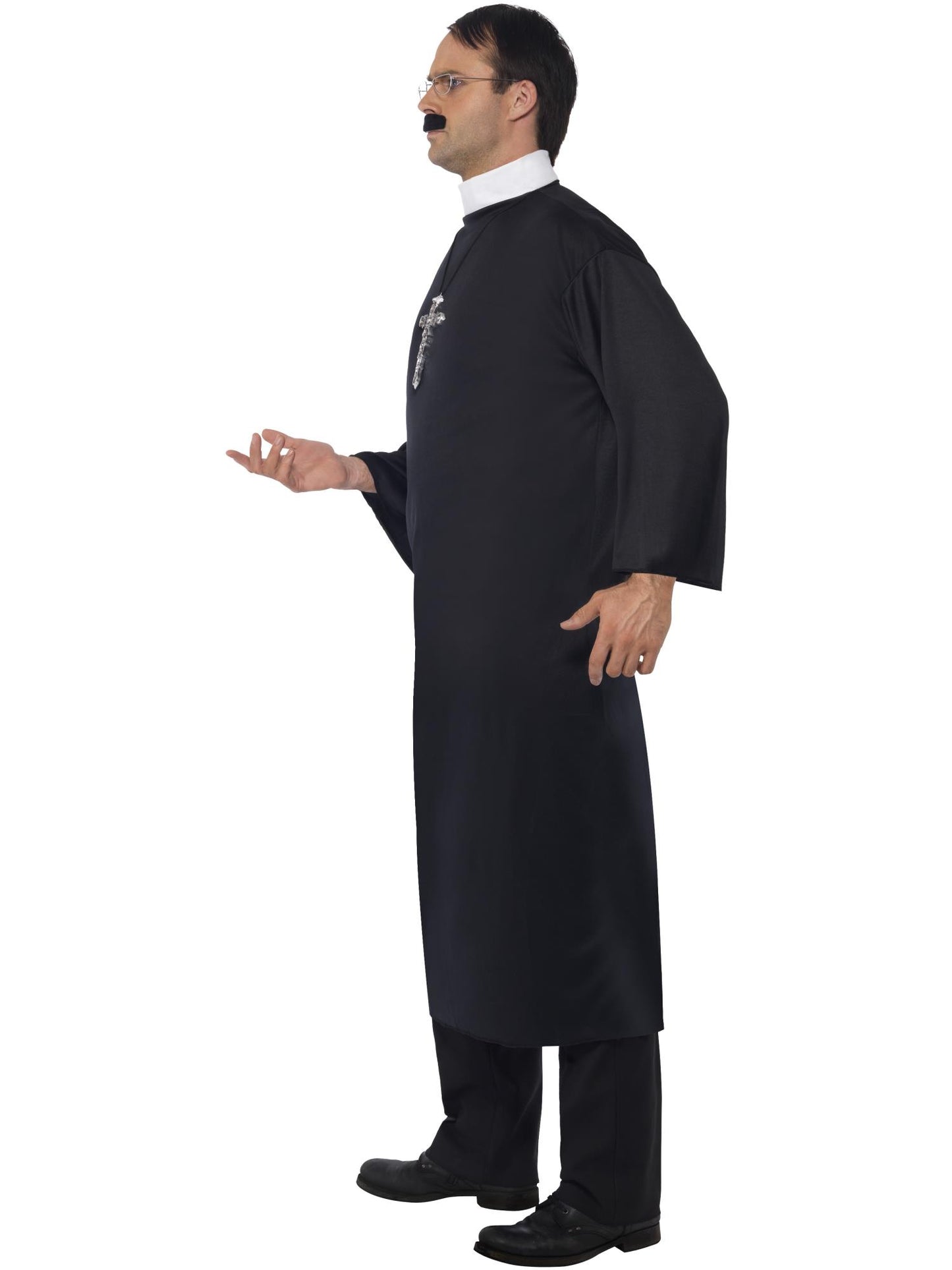 Smiffys RELIGIOUS Priest Costume, Black CS für Herren