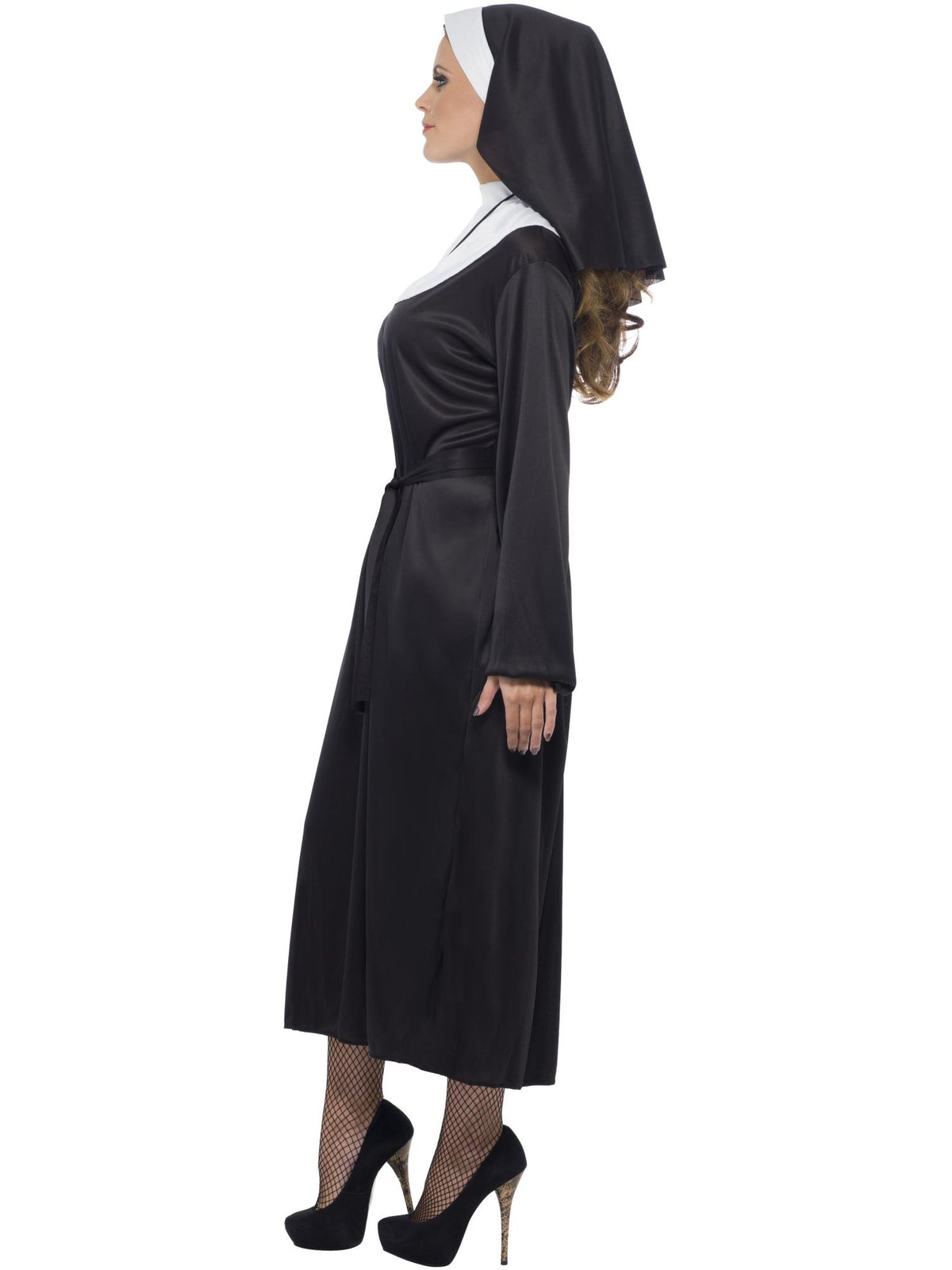 Smiffys Nun Costume, Black CS für Damen