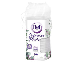 BEL BEL Premium Kosmetikpads Quadratisch 50 Stück