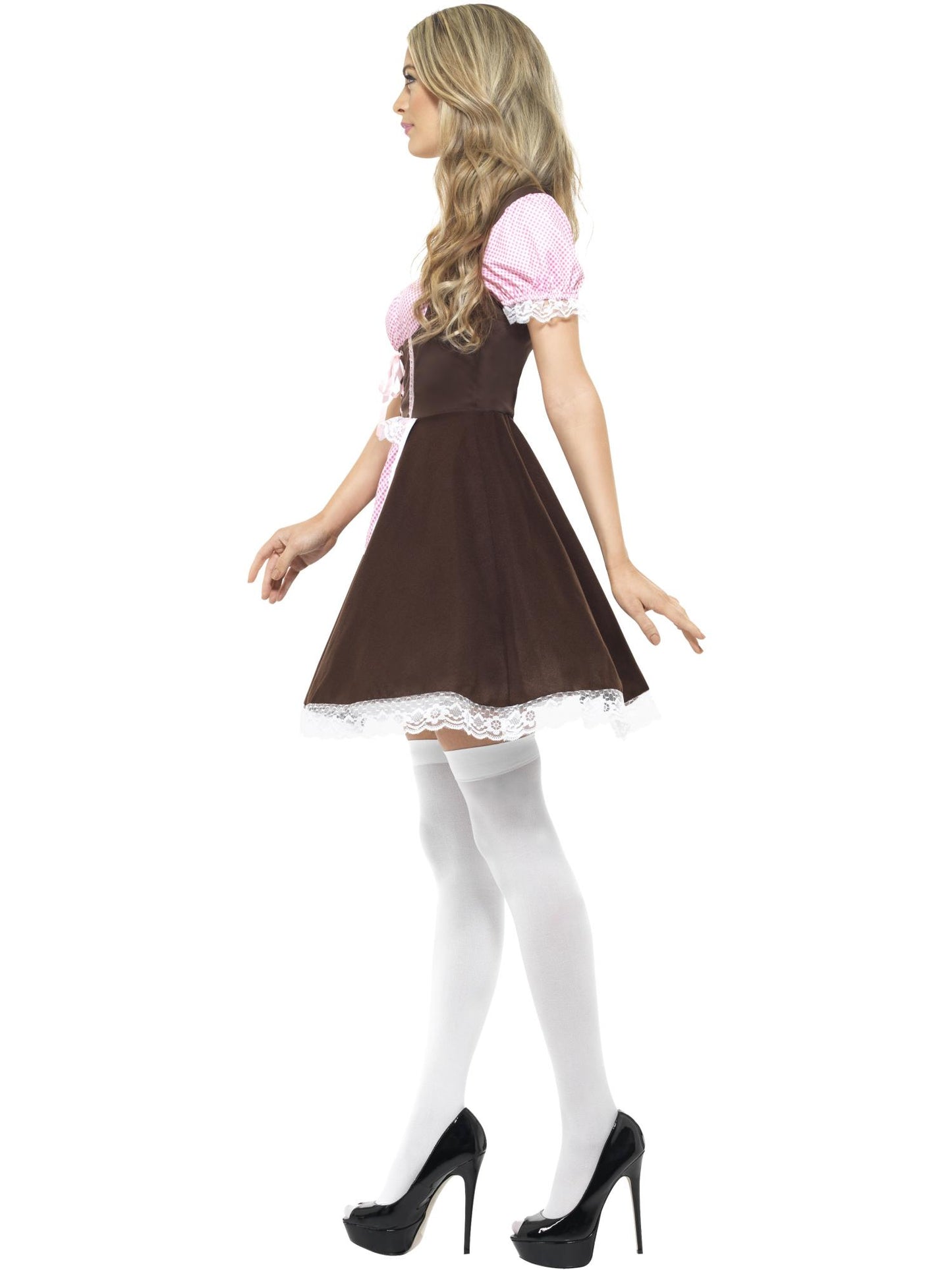 Smiffys BAVARIAN Tavern Mädchenkostüm, Brown CS für Damen