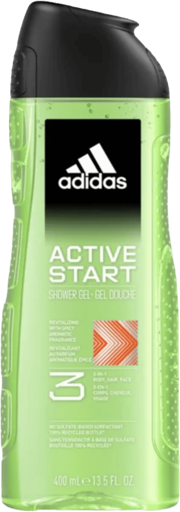 ADIDAS ADIDAS Active Start Duschgel 400 ml Gel für Körper und Haar Kosmetik