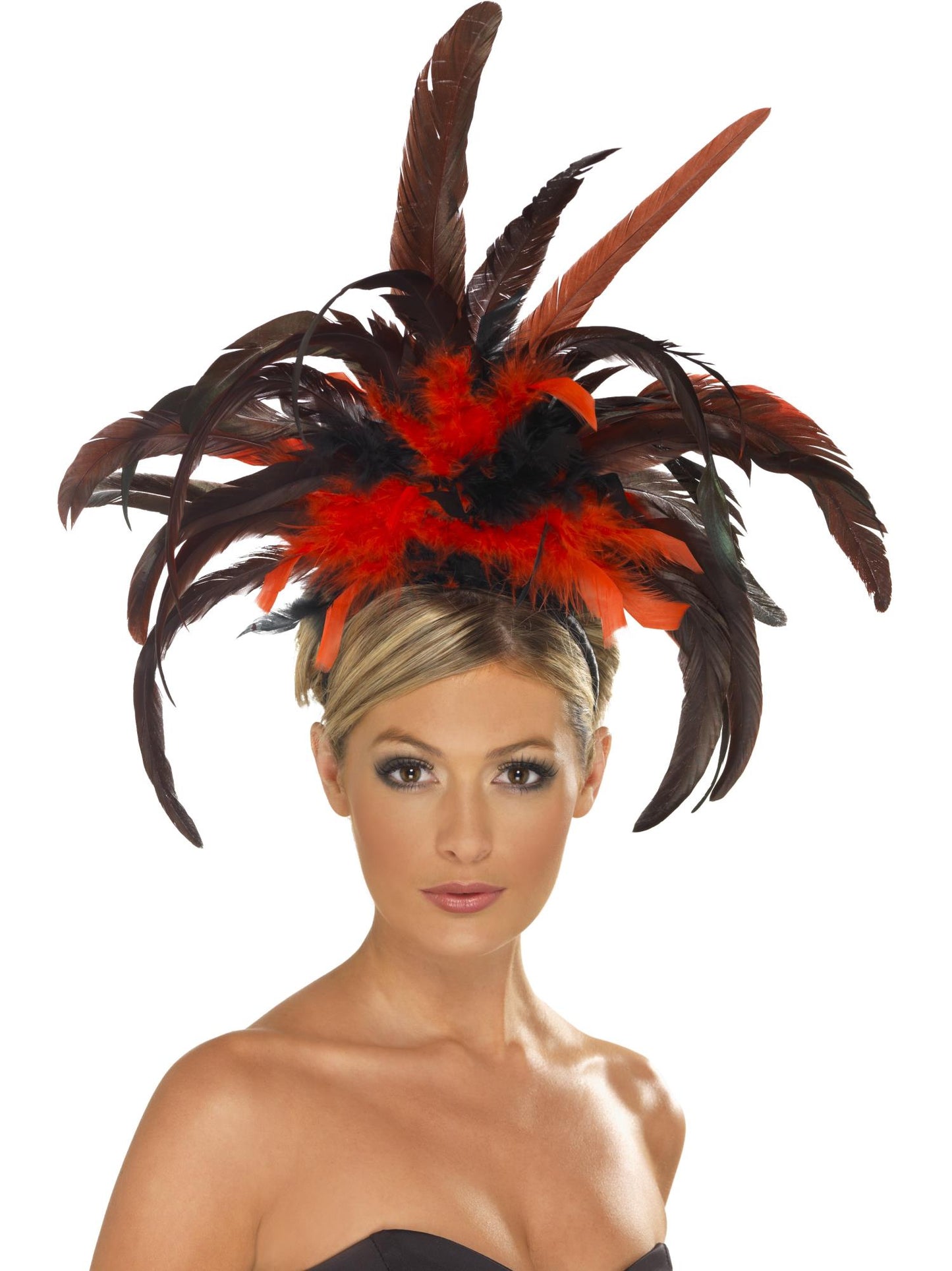 Smiffys 1920S Burlesque Headband, Black & Red HA für Damen