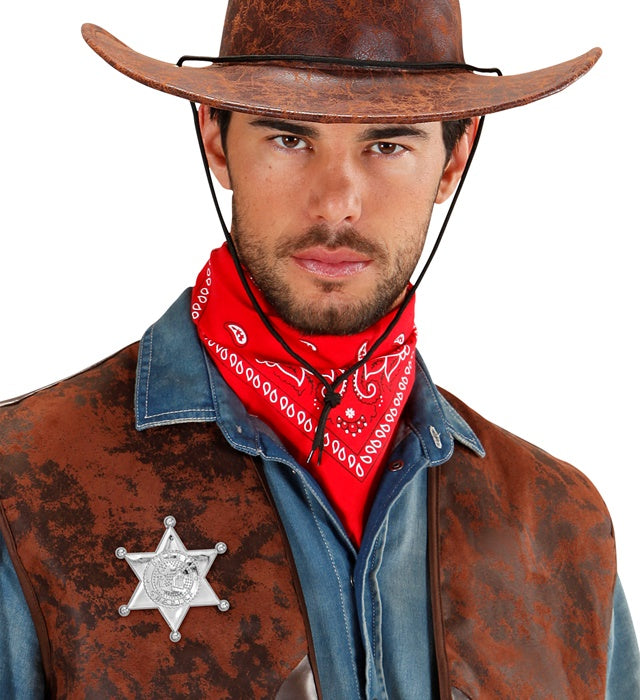 Authentischer Sheriffstern als Fasnacht-Accessoire