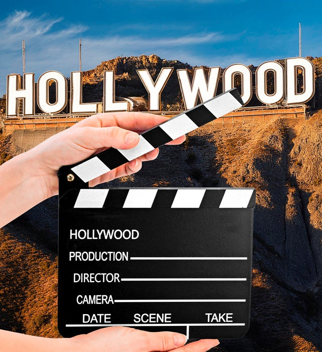 Filmklappe 20x18 cm als Fasnacht- und Mottoparty Accessoire