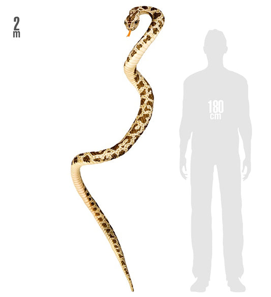 "SCHLANGE" 200 cm Braun