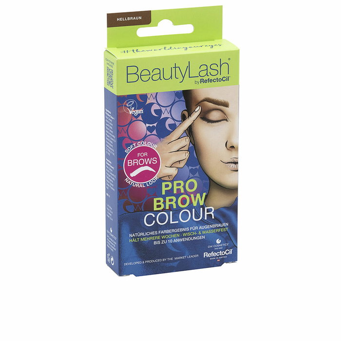 RefectoCil Beautylash Pro Brow Colour Kit Augenbrauenfarbe Hellbraun, 1 Stück
