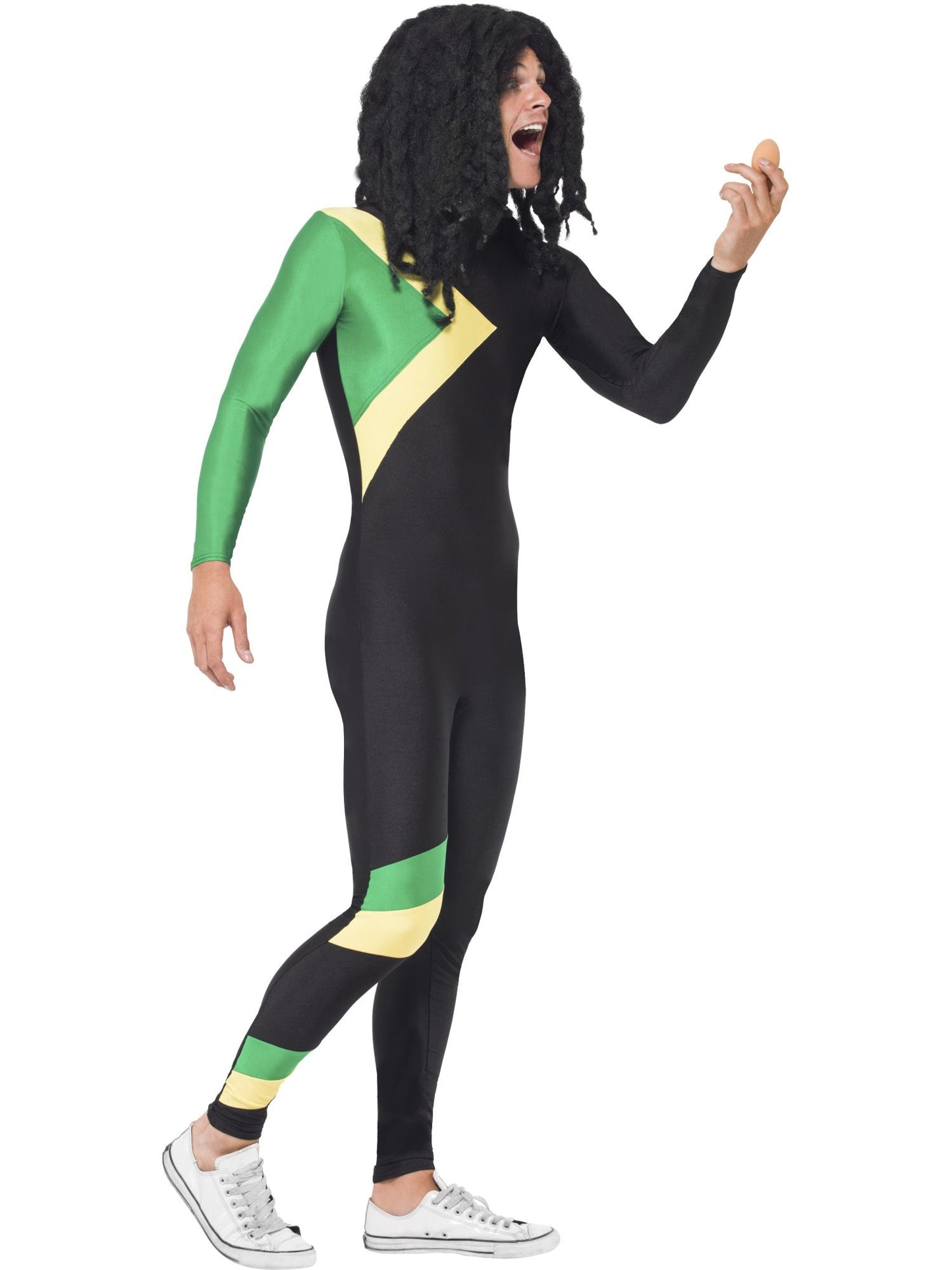 Smiffys SPORT Jamaican Hero Costume, Black CS für Herren