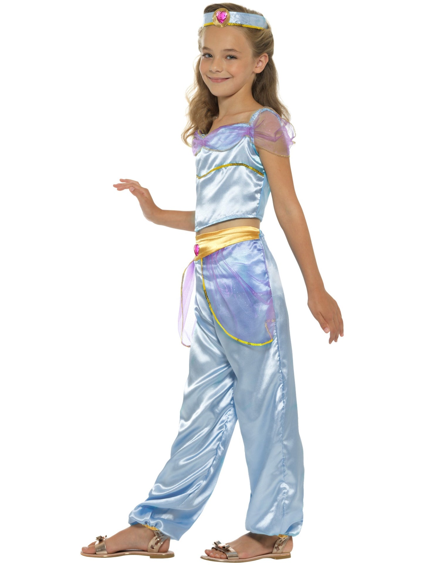Smiffys Arabian Princess Costume, Blue CS für Mädchen