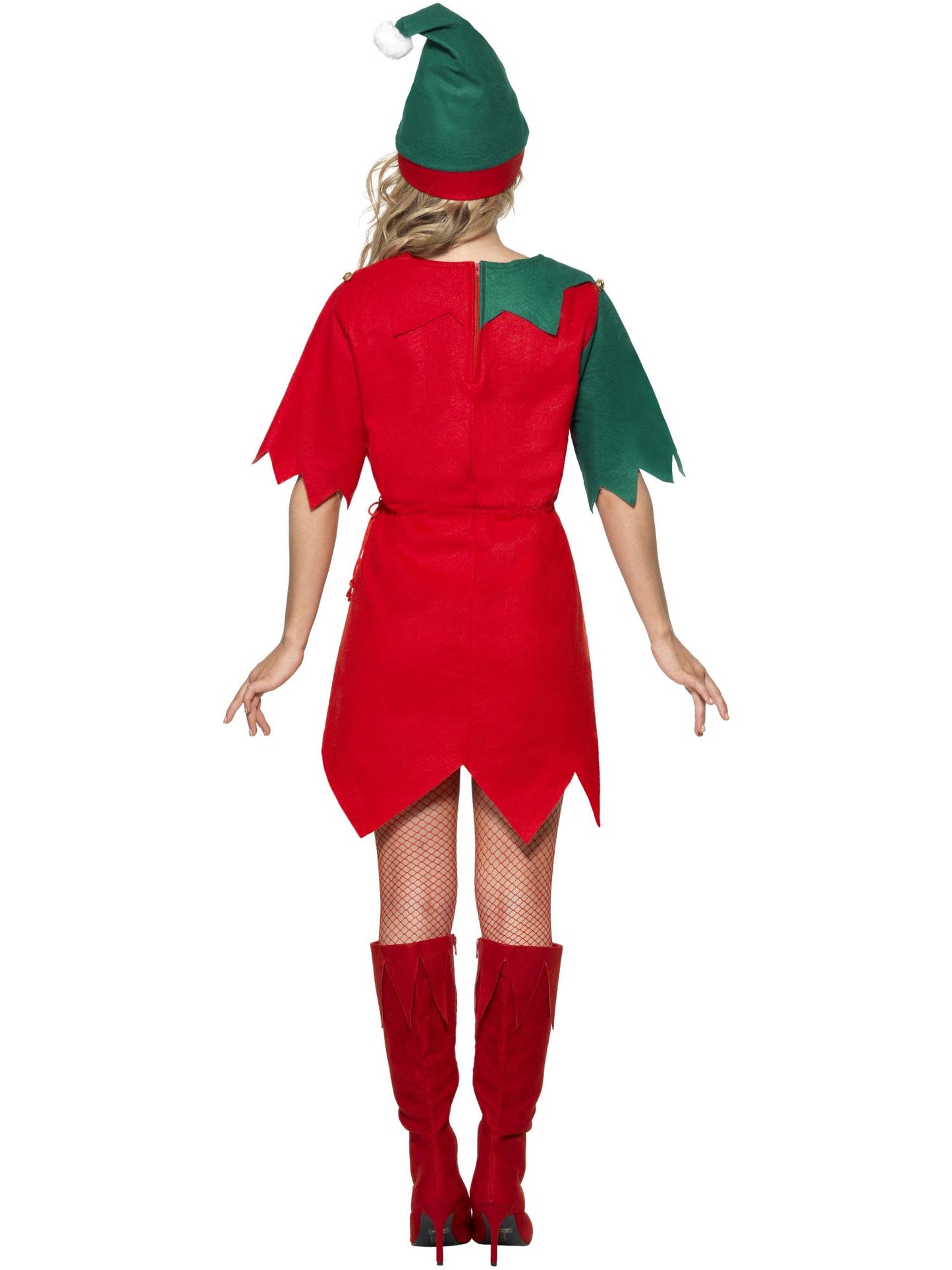 Smiffys Elf Costume, Red & Green CS für Unisex