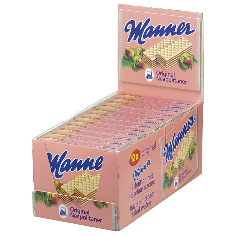 Manner Original Neapolitaner Schnitten 75 g Haselnuss-Waffelriegel