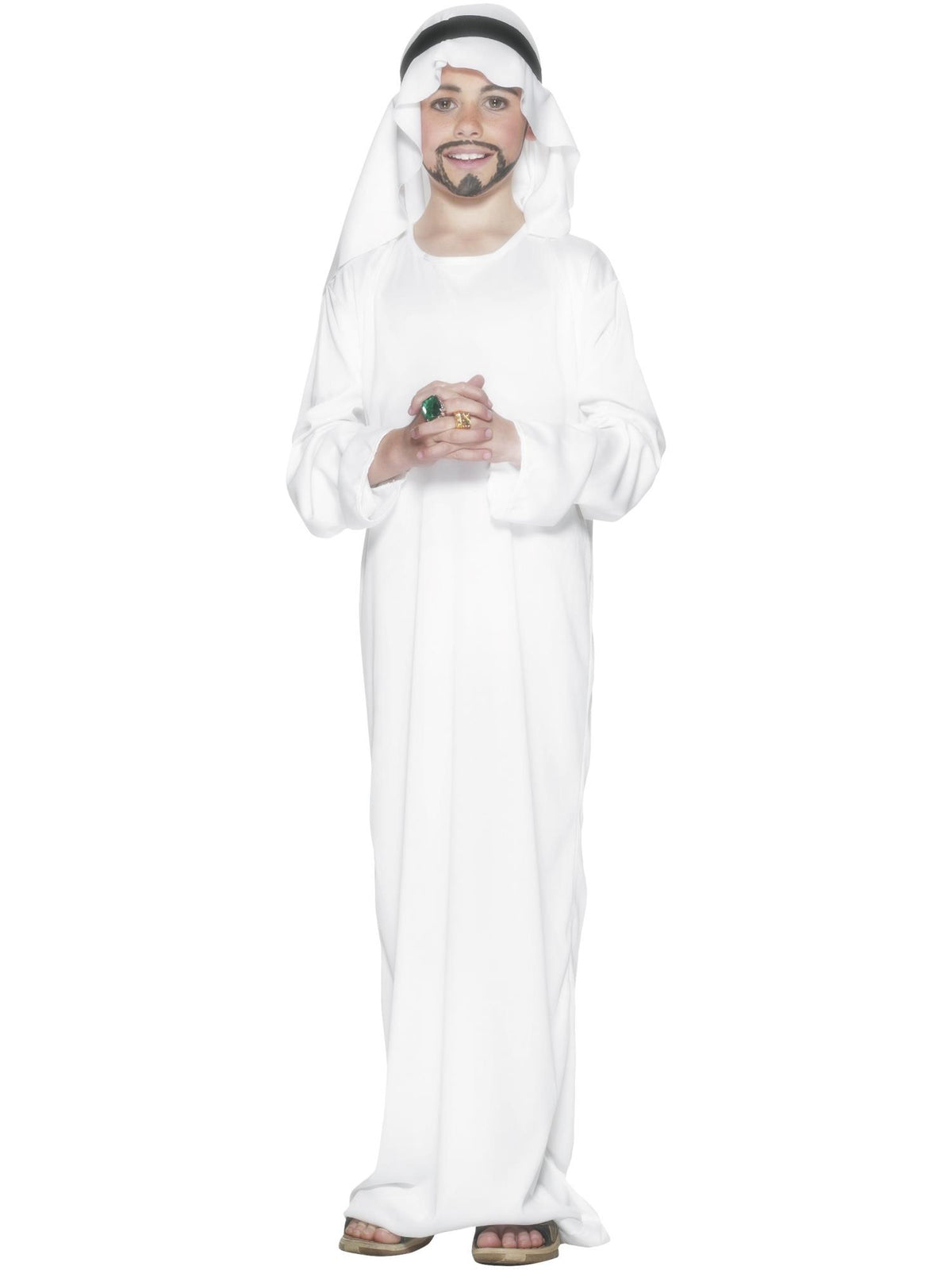 Smiffys SANTA Arabian Costume, White CS für Unisex