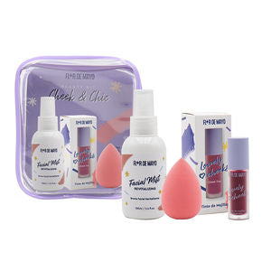 FLOR DE MAYO Flor De Mayo Beauty Kit Cheek Y Chic Estuche 4 Piezas Kosmetik