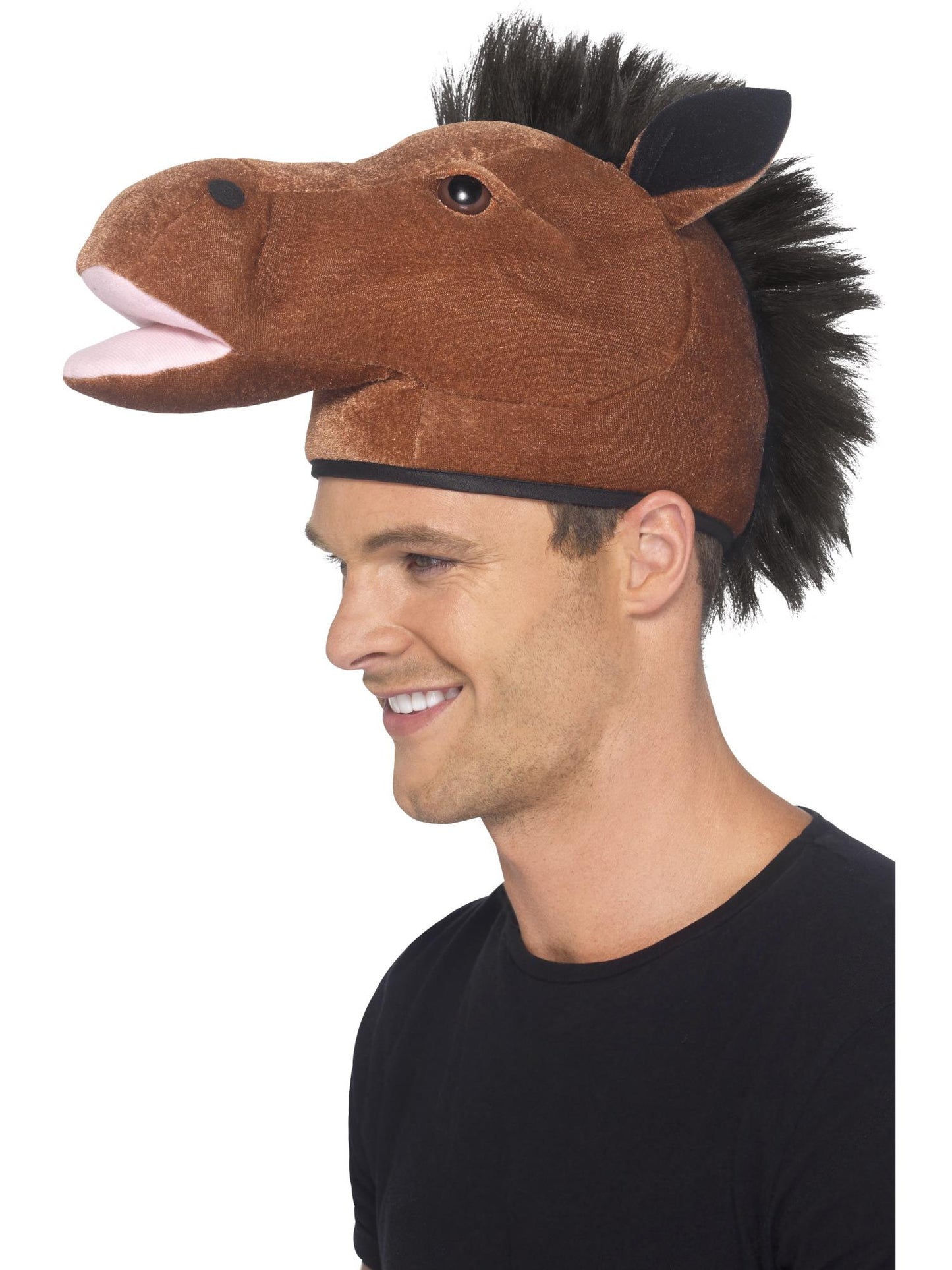 Smiffys Horse Hat, Brown für Herren