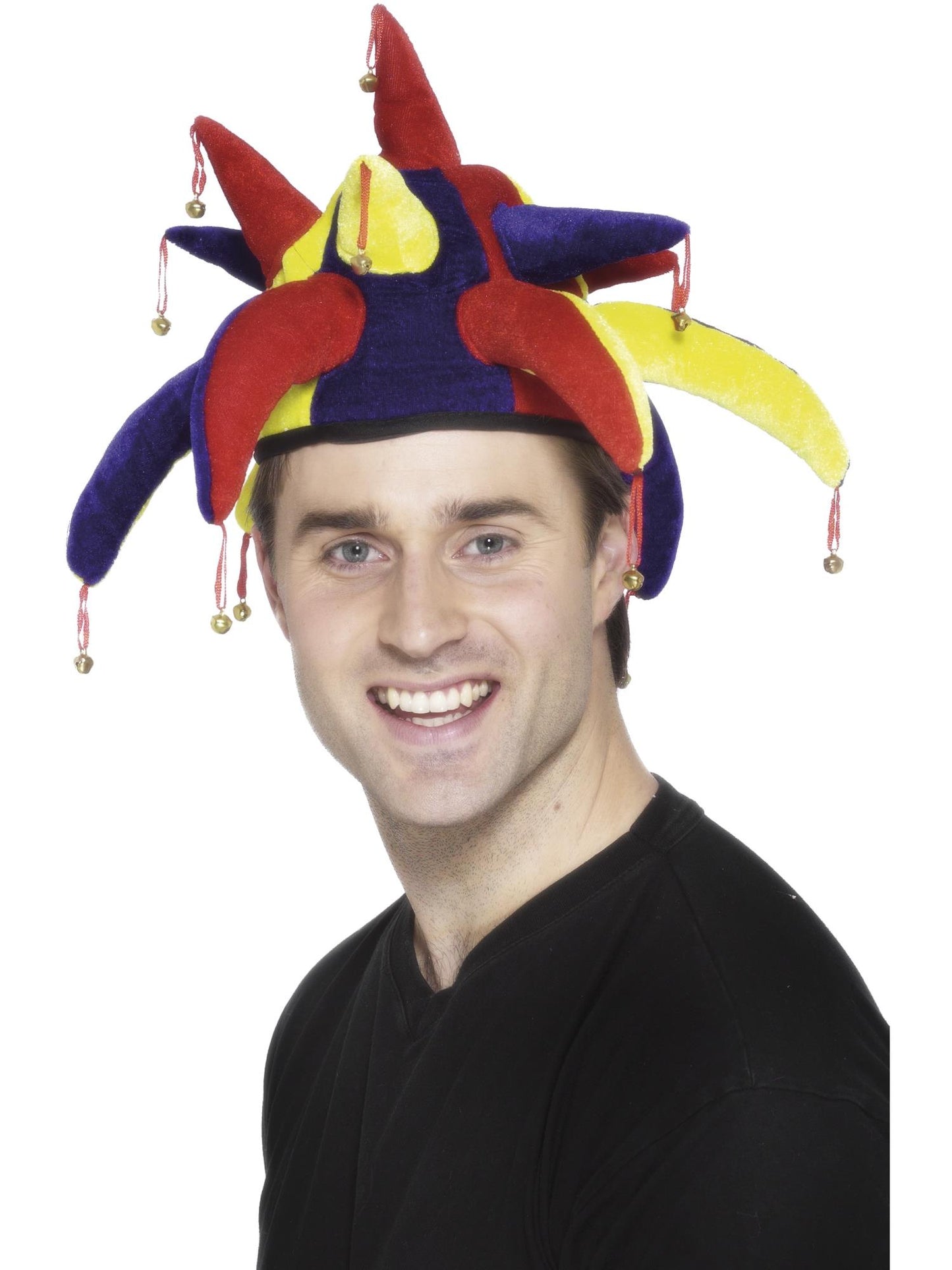 Smiffys COMEDY Jester Hat, Multi-Coloured für Unisex