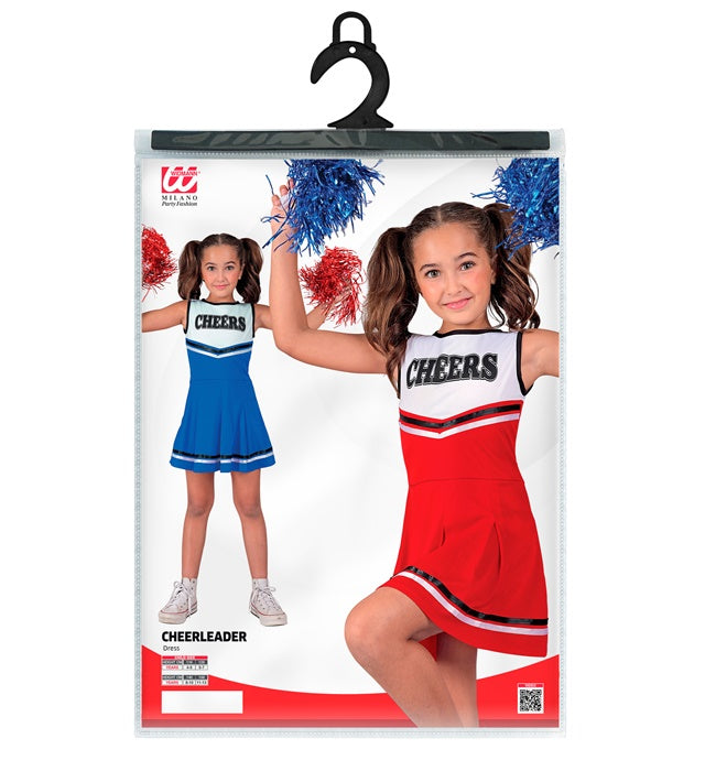 Cheerleader Kleid in klassischem Design für Fasnacht und Karneval