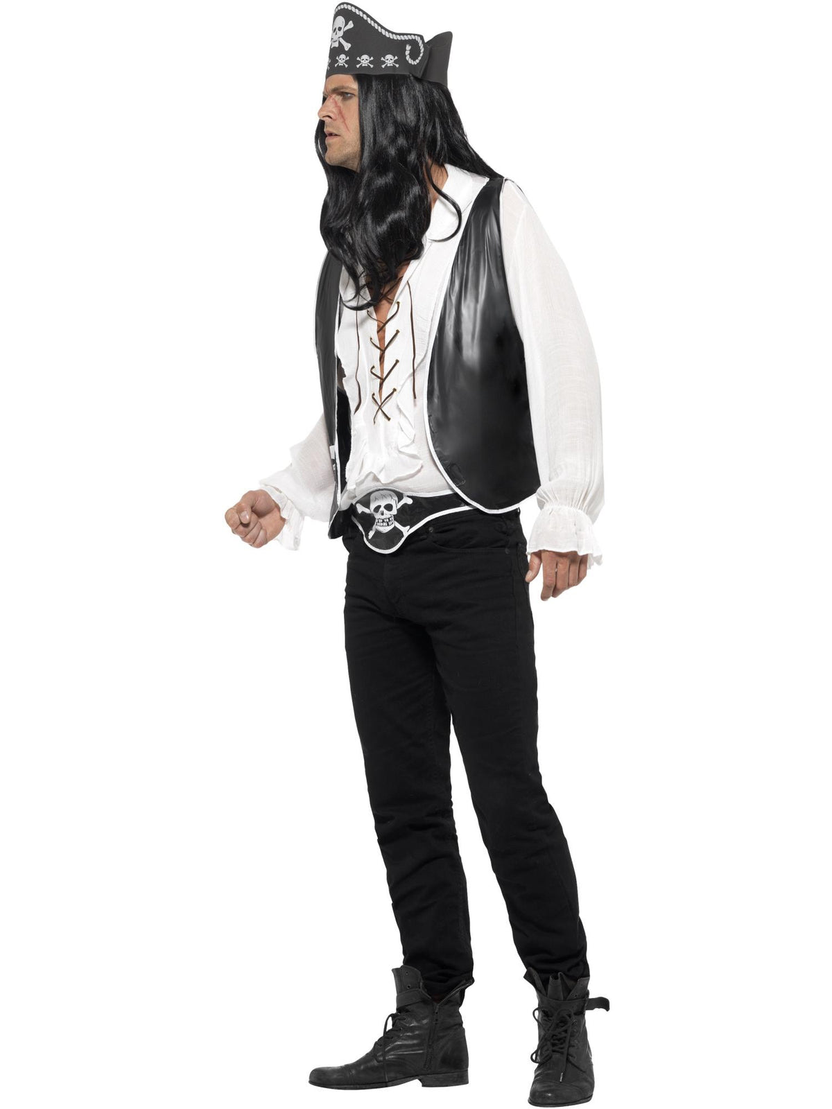 Smiffys Pirate Set, Black für Herren