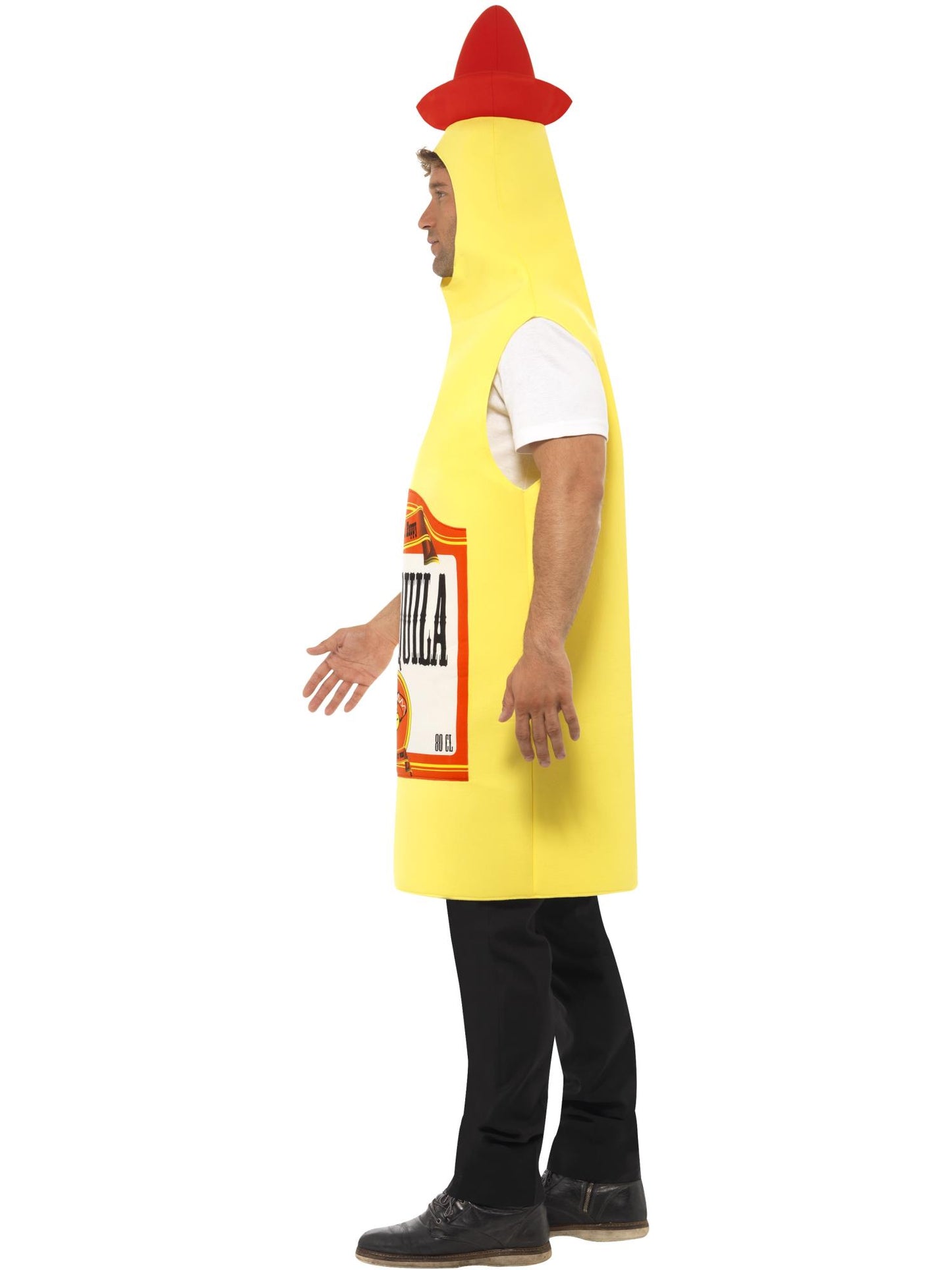 Smiffys COMEDY Tequila Bottle Costume, Yellow CS für Unisex