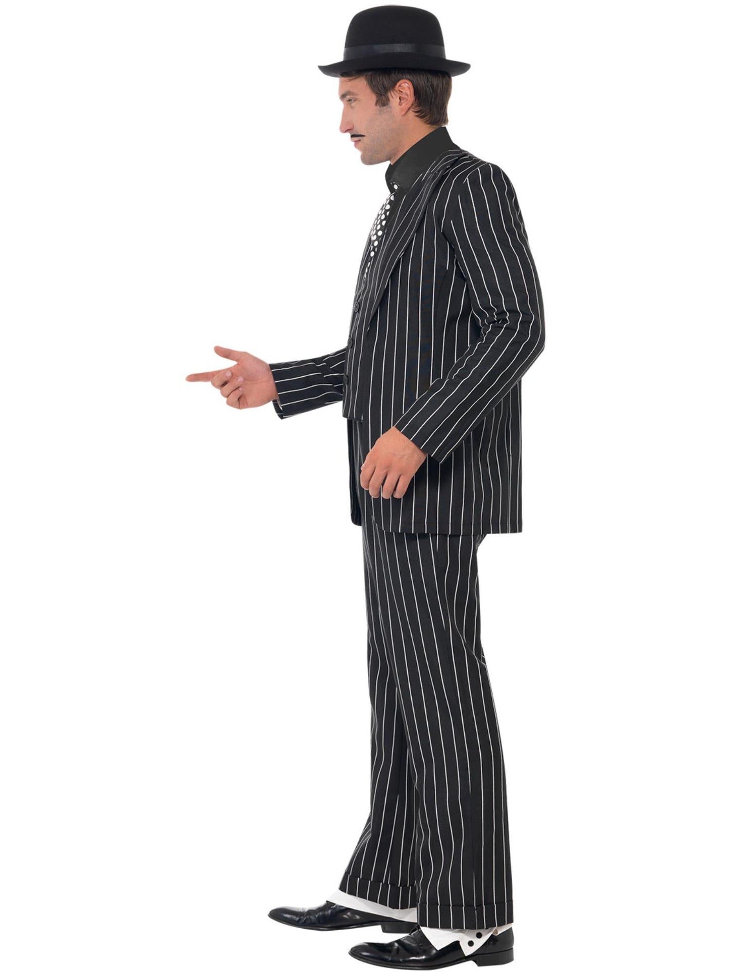 Smiffys 1920S Vintage Gangster Boss Costume, Black CS für Herren