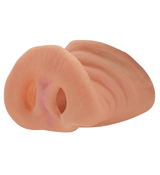 Schweinsnase aus flexiblem Material als Fasnacht Kostümzubehör