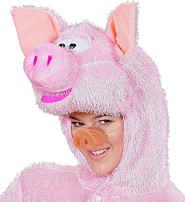 Schweinsnase aus flexiblem Material als Fasnacht Kostümzubehör