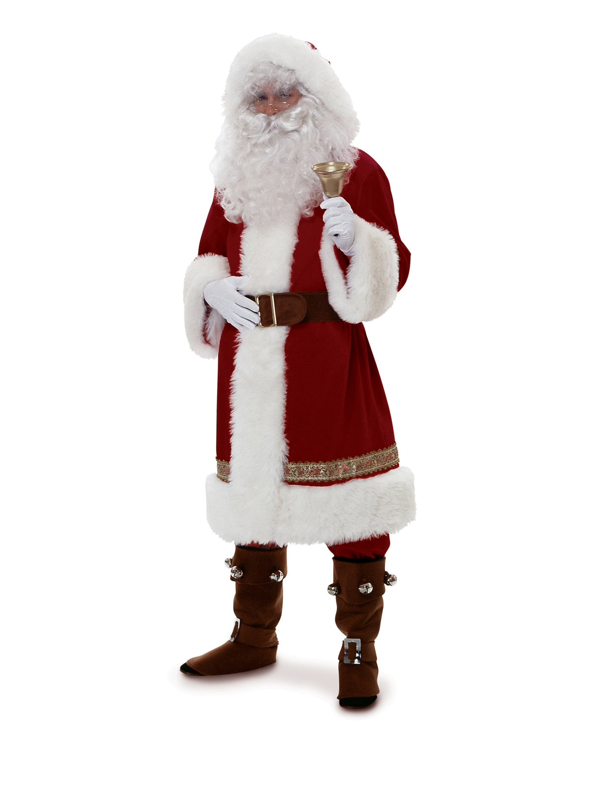 Rubies Old Time Santa Costume With Hood XMAS