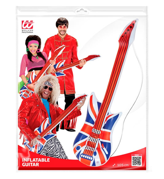 "AUFBLASBARE GITARRE U.K." 105 cm Diverse Farben