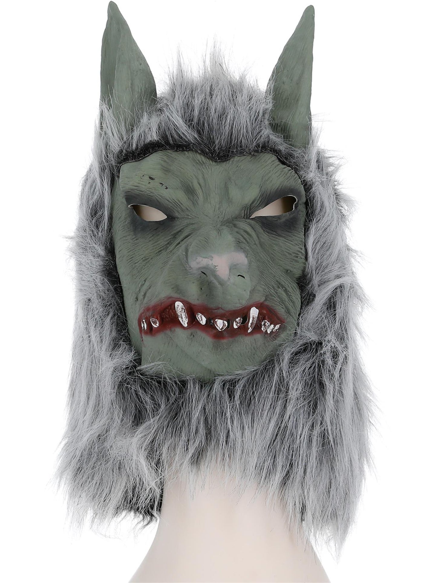 Smiffys Werewolf Latex Mask, Grey für Unisex