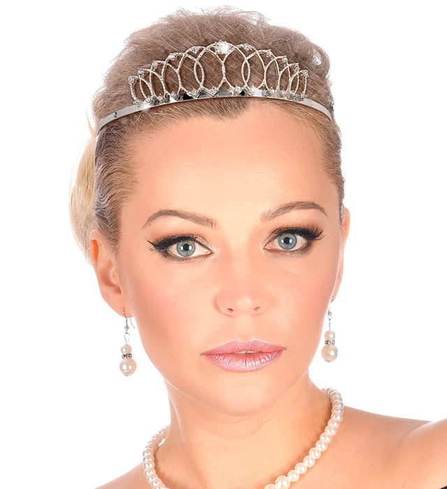 Strass-Diadem in drei verschiedenen Modellen für Fasnacht und Kostüm